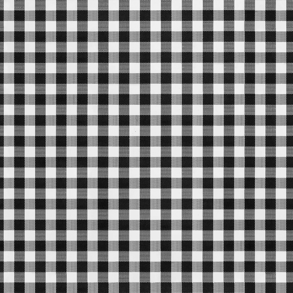 Tecido para Decoração Gorgurinho Estampado Xadrez Preto