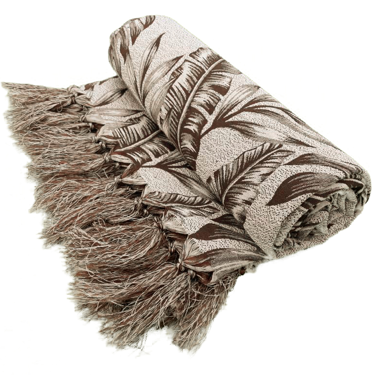 Manta para Sofá Jacquard Dupla Face Pena 2m x 1,40m