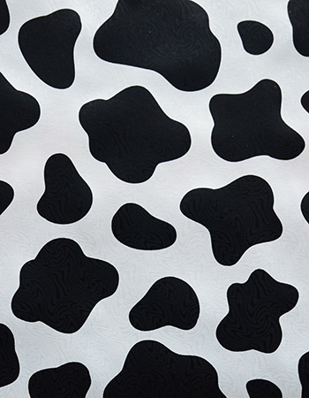 Tecido Para Decoração Jacquard Estampado Vaquinha Malhada