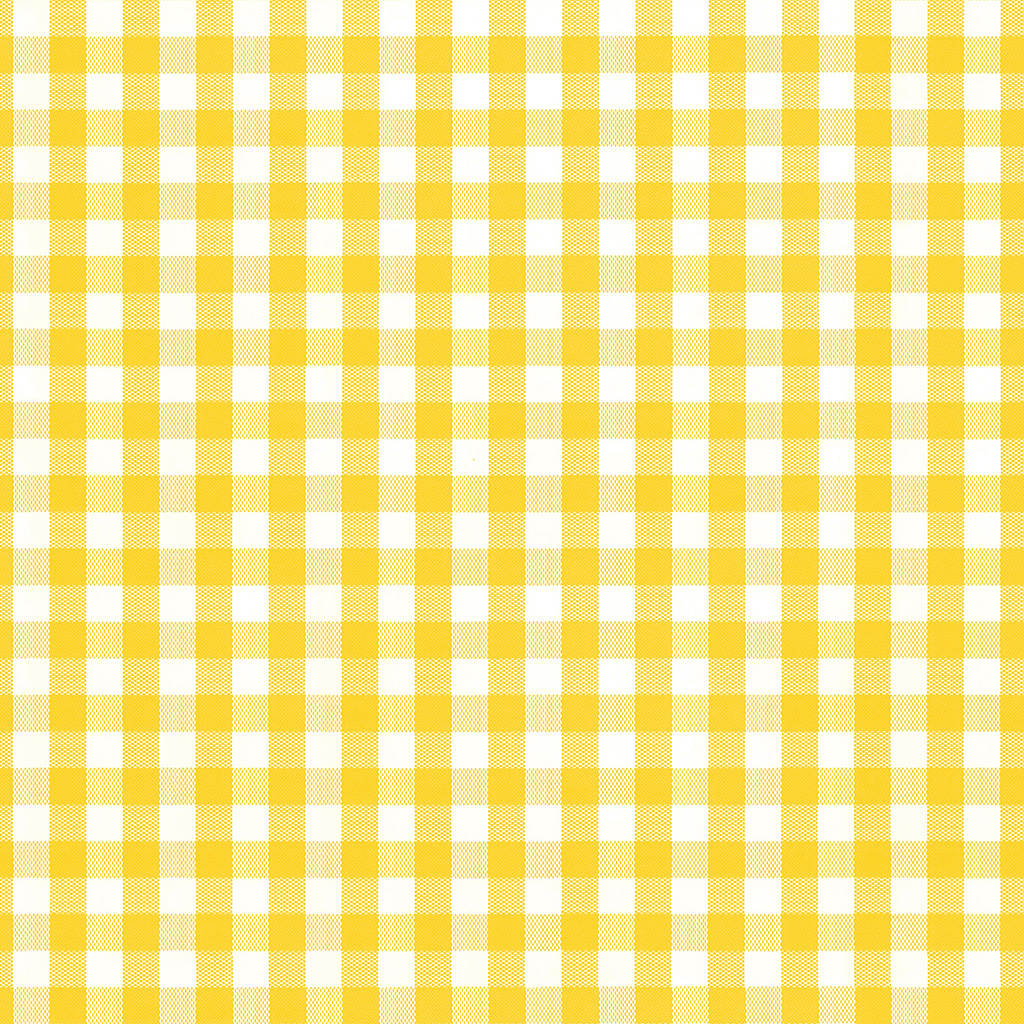 Tecido para Decoração Gorgurinho Estampado Xadrez Amarelo