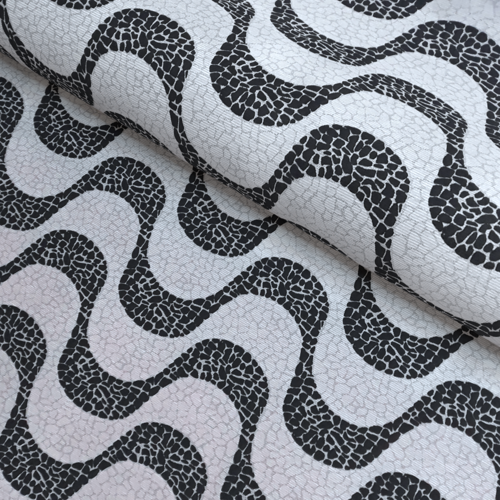 Tecido para Decoração Gorgurinho Estampado Calçadão Copacabana