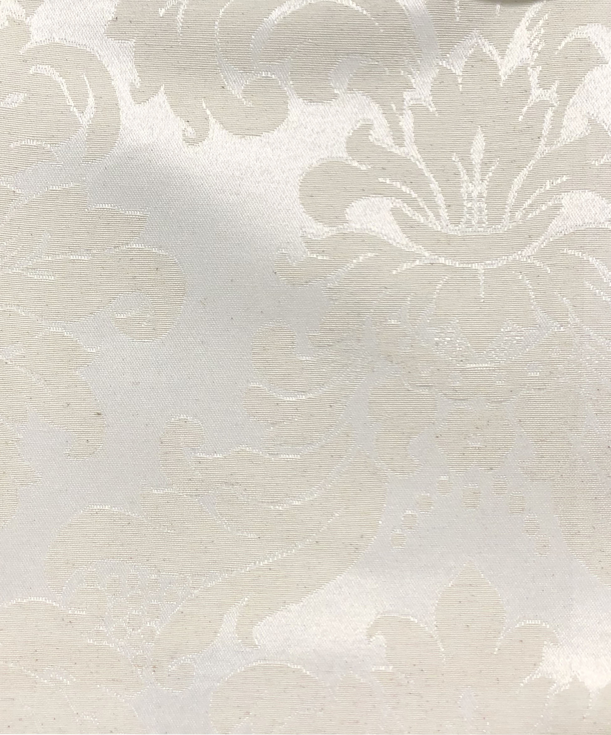 Tecido para Decoração Jacquard Algodão Sujo Crú - Medalhão