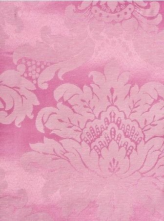 Tecido para Decoração Jacquard Rosa Bebe Dupla Face