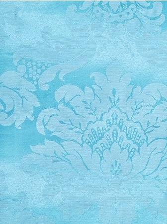 Tecido para Decoração Jacquard Azul Bebe Dupla Face