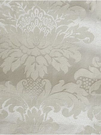 Tecido para Decoração Jacquard Bege Marfim Dupla Face