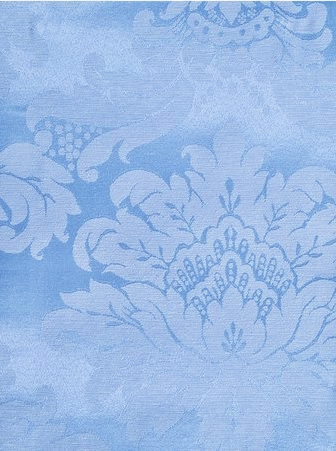 Tecido para Decoração Jacquard Azul Celeste Dupla Face