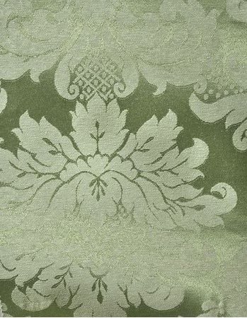 Tecido para Decoração Jacquard Verde Pistache Dupla Face