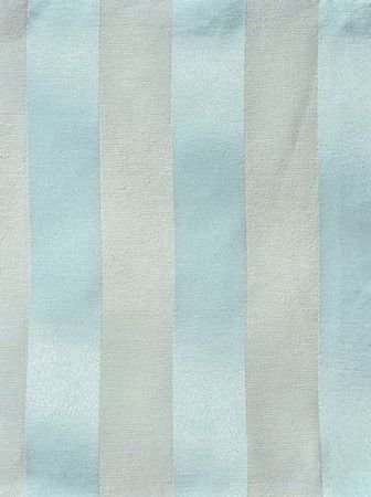 Tecido para Decoração Jacquard Azul Prateado e Crú Listrado Dupla Face