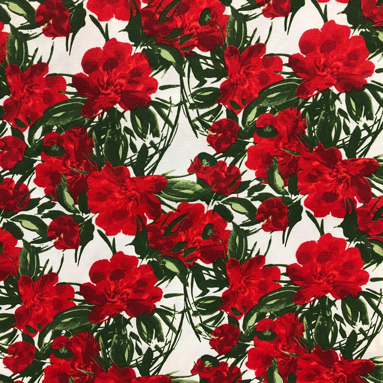 Tecido para Decoração Jacquard Estampado Florais