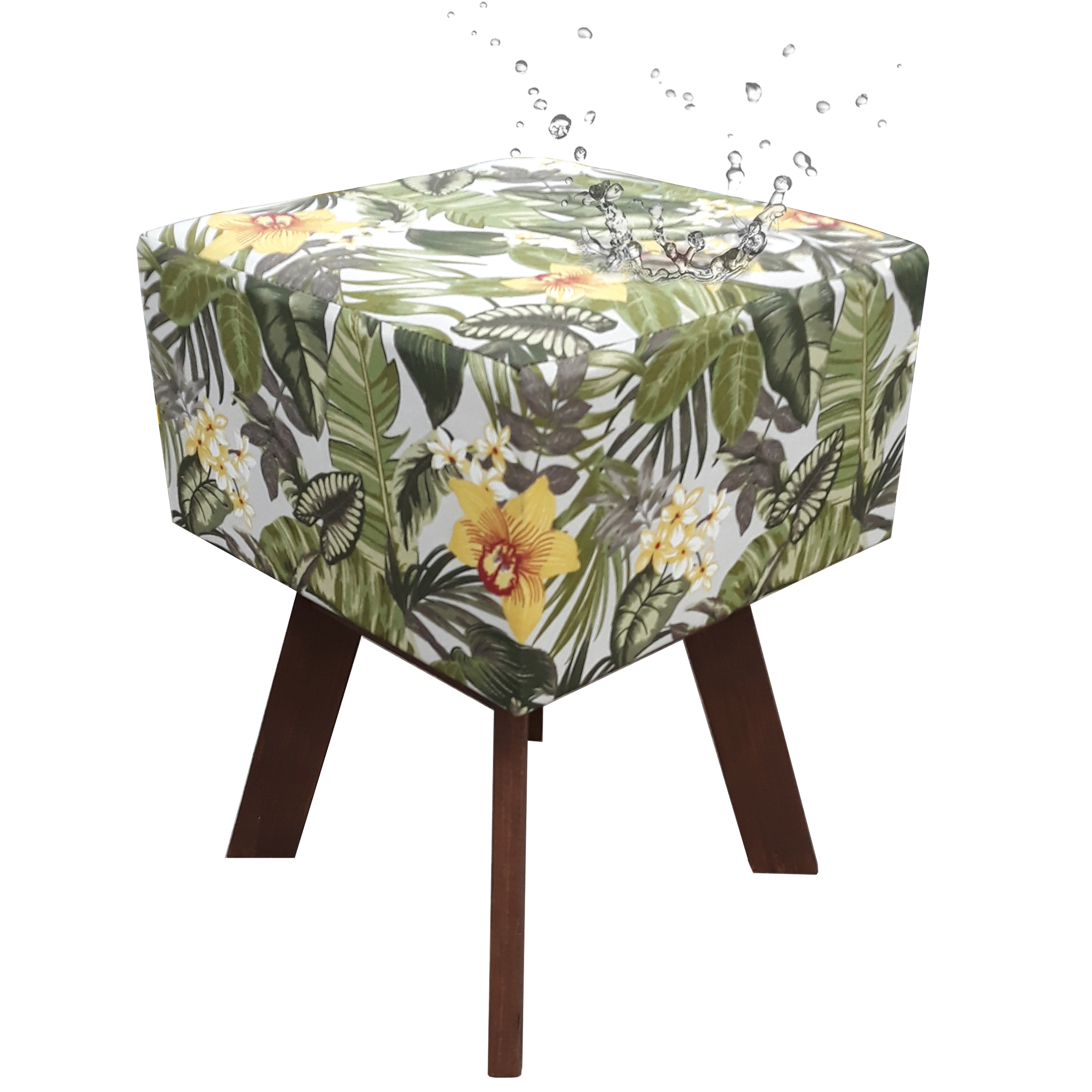 Puff Decorativo Acquablock Impermeável Amazônia