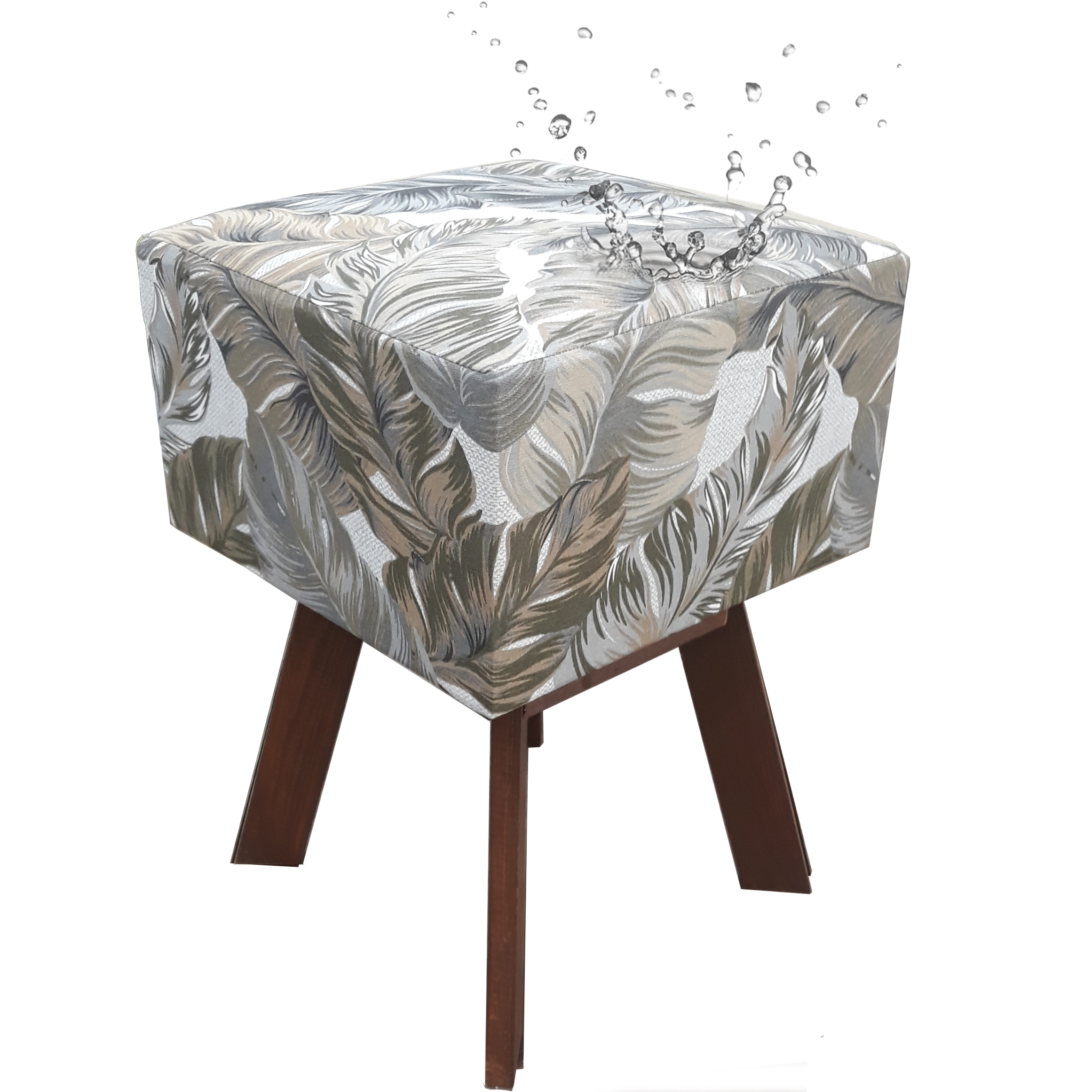 Puff Decorativo Acquablock Impermeável Floral