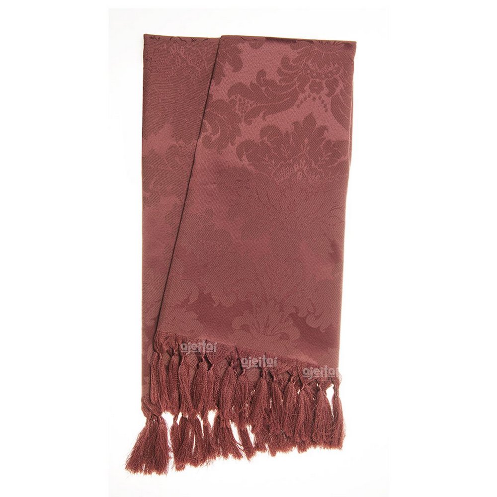 Manta para Sofá Jacquard Tradicional Marsala 2,20m x 1,40m