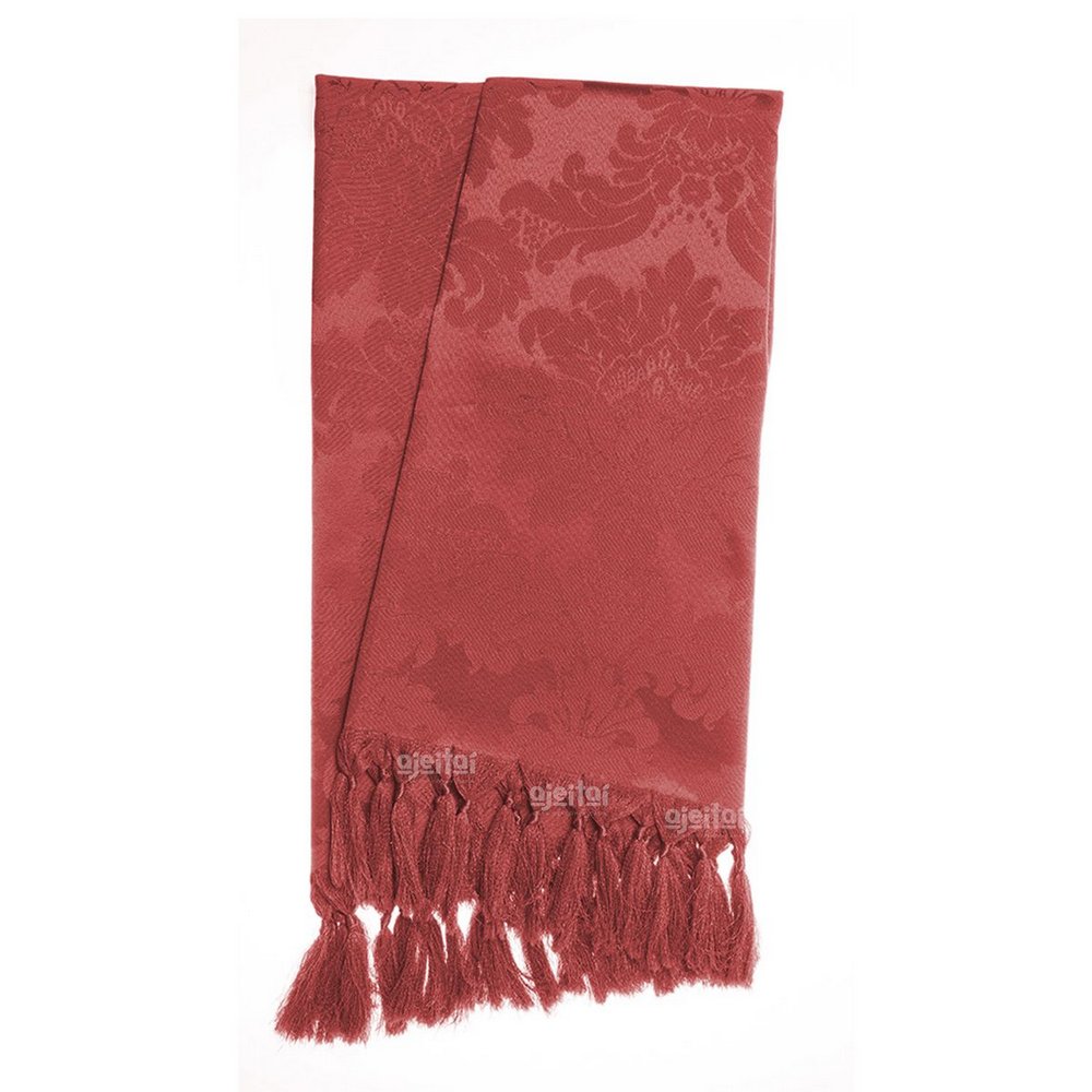 Manta para Sofá Jacquard Tradicional Vermelho 2,20m x 1,40m