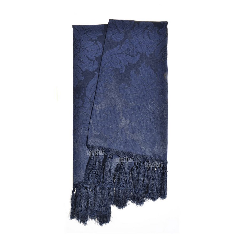 Manta para Sofá Jacquard Tradicional Azul Marinho 2,20m x 1,40m