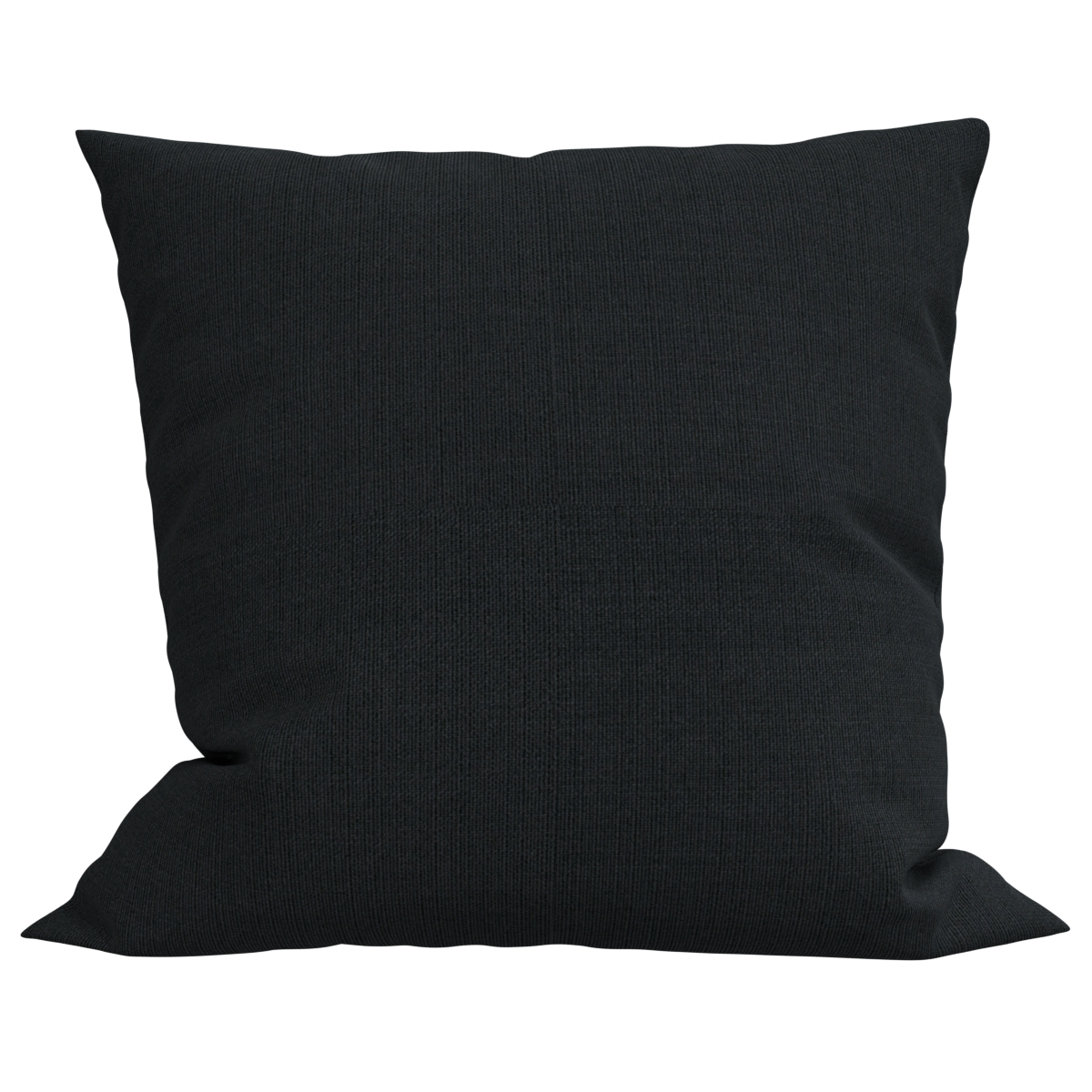 Capa para Almofada em Jacquard Liso Preto