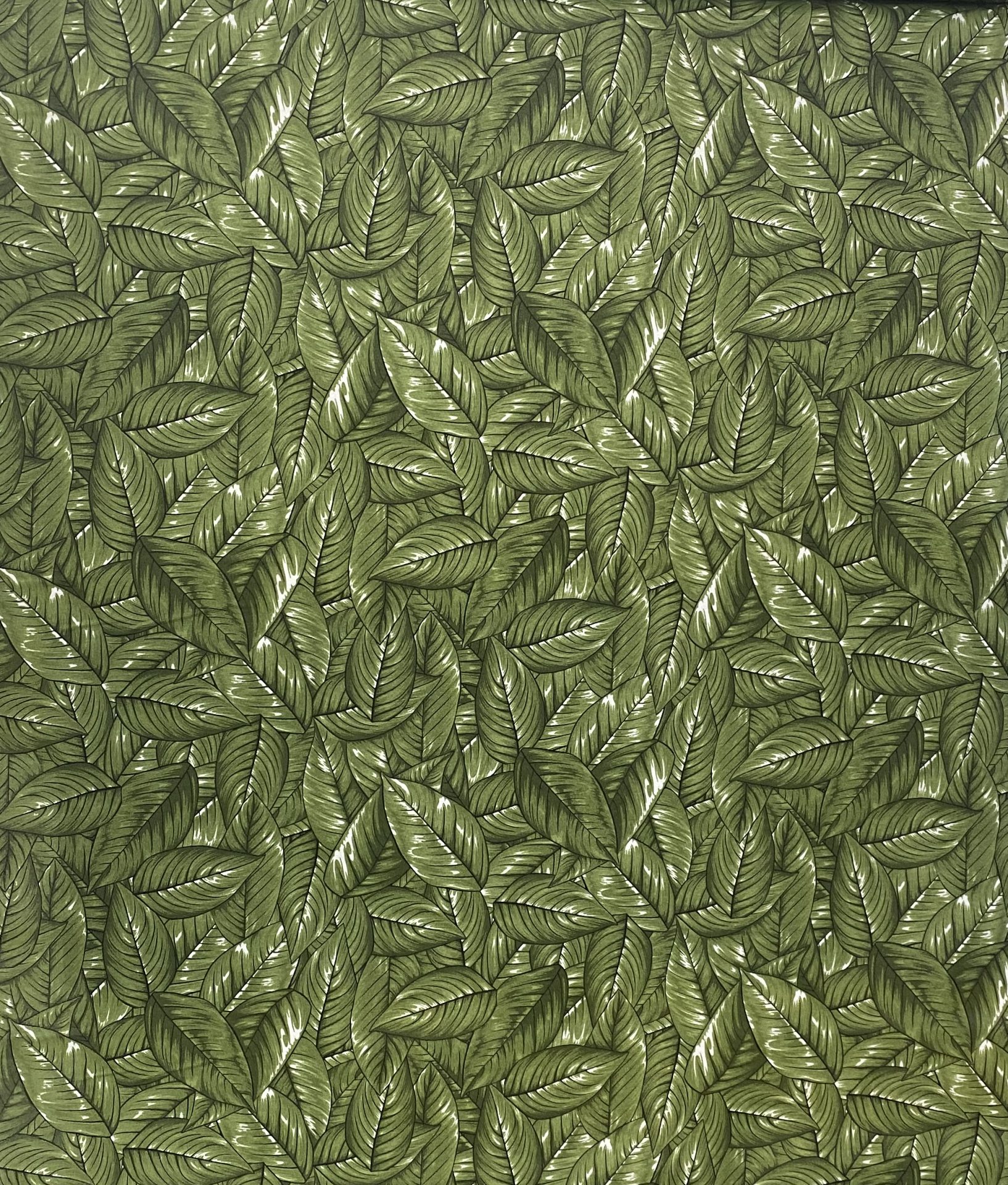 Tecido para Decoração Gorgurinho Estampado Folhagens