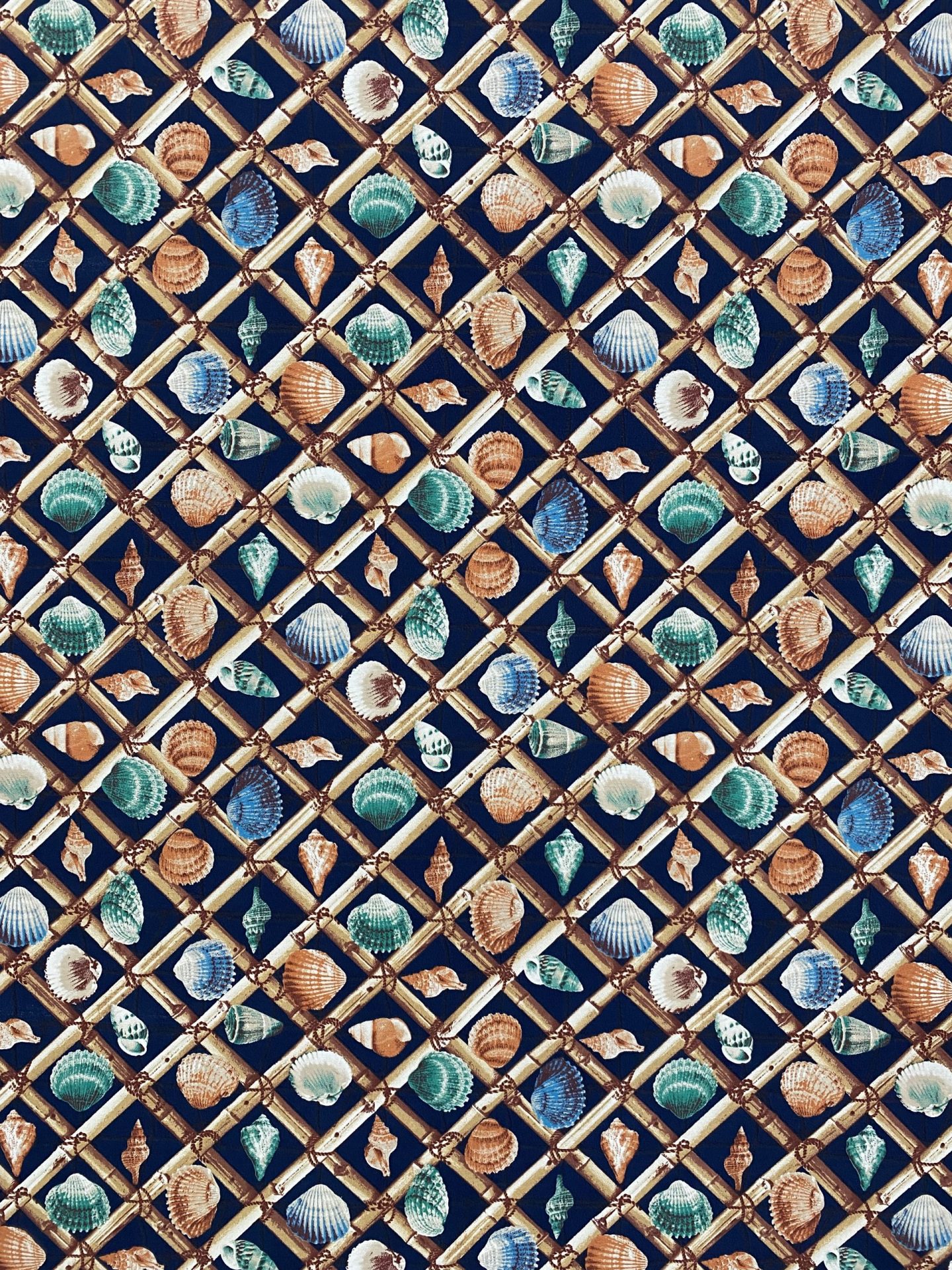 Toalha De Mesa Retangular Ocean Azul Marinho 6 Lugares