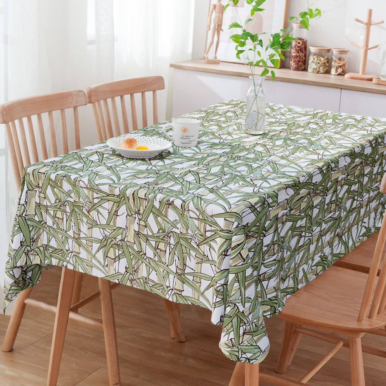 Toalha De Mesa Retangular Bambus 3.50m x 1.50m