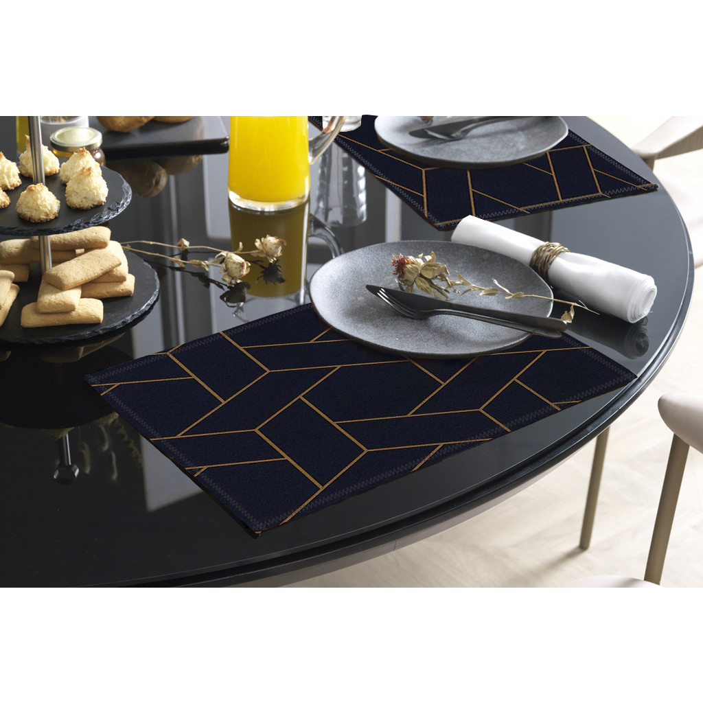 Jogo Americano Impermeável Dorin Com 6 Peças