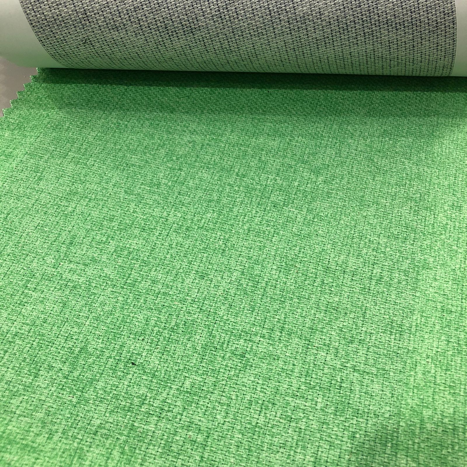 Tecido para Decoração Jacquard Linho Rústico Verde Tropical