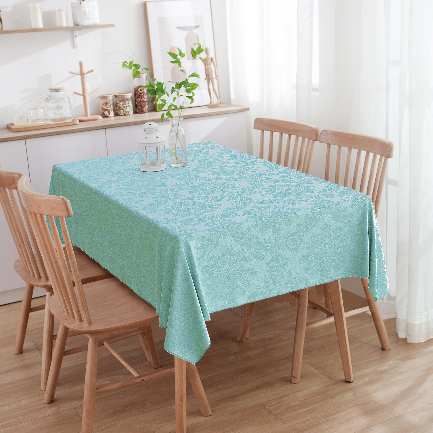 Toalha De Mesa Quadrada Medalhão Tiffany 2.20m x 2.20m