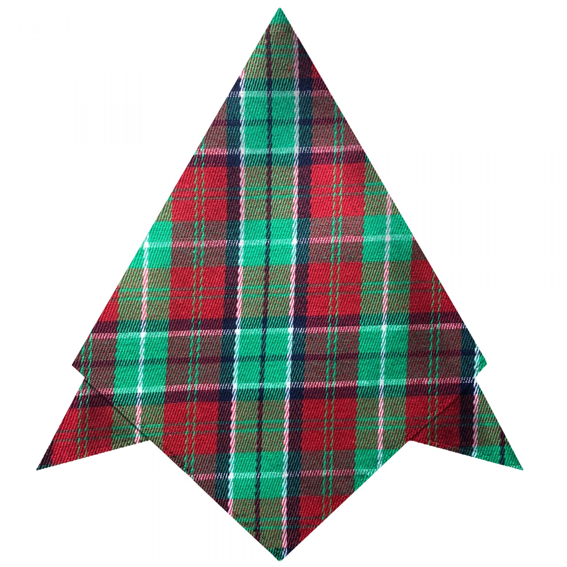 Guardanapo Jacquard Quadriculado Verde E Vermelho