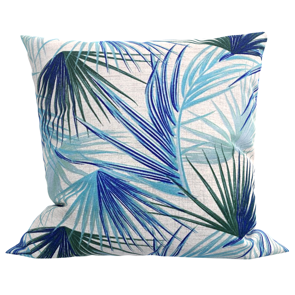 Capa Para Almofada Tropical Azul