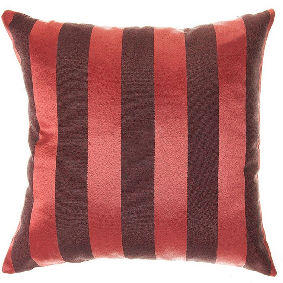 Capa para Almofada Jacquard Preto e Vermelho 40x40 - Listrada