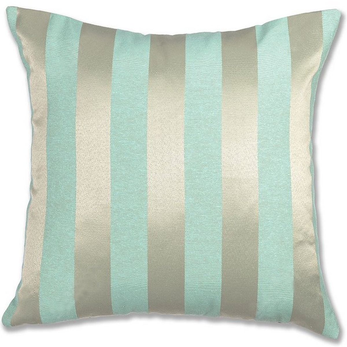 Capa para Almofada Jacquard Tiffany e Dourado 40x40 - Listrada