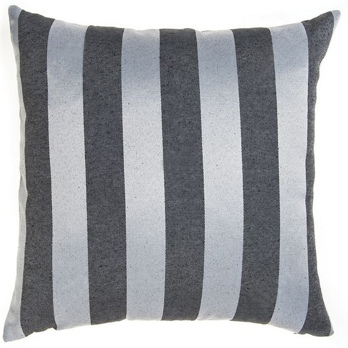 Capa para Almofada Jacquard Cinza e Prata 40x40 - Listrada