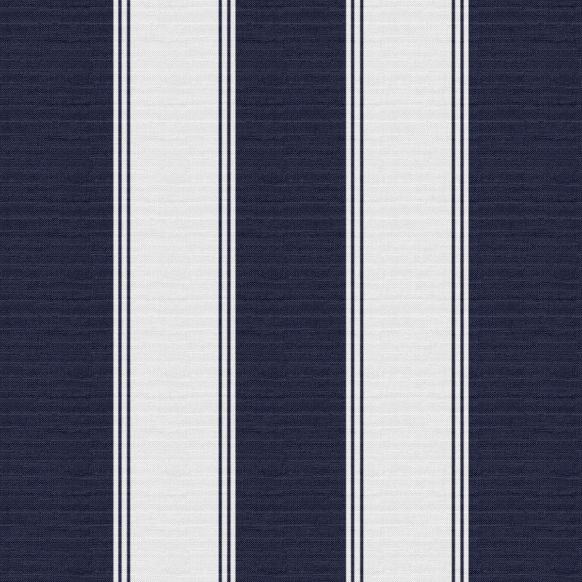 Tecido para Decoração Impermeável Listrado Azul e Branco