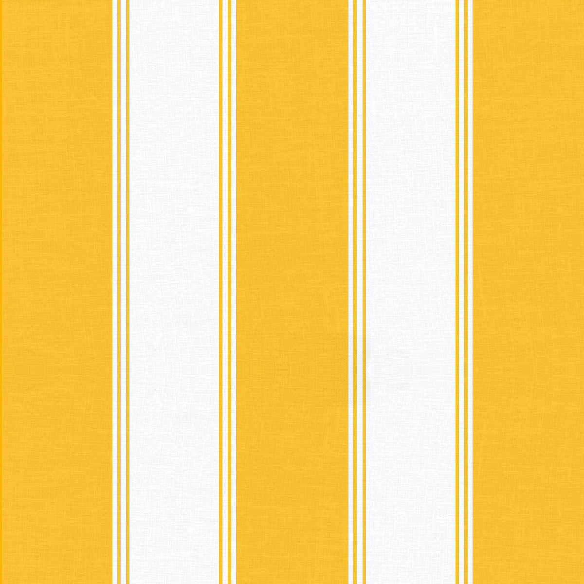 Tecido para Decoração Impermeável Listrado Amarelo e Branco